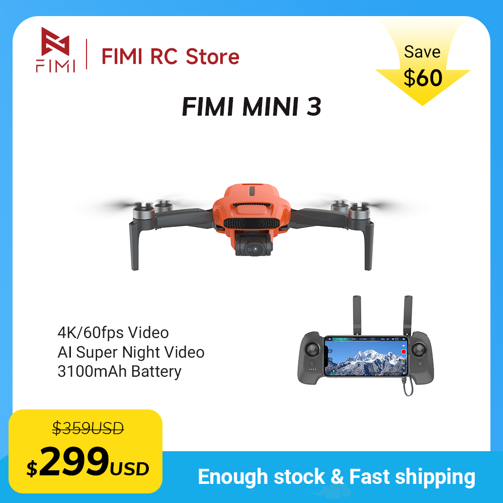Drone Gimbal Brushless - FIMI MINI 3 카메라 드론 4K